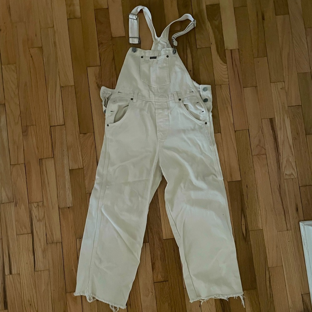 Calvin Klein White Overalls